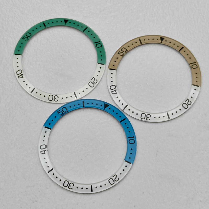 Watch Bezel Insert - วงแหวนขอบกระจกนาฬิกา 38 มม.x30.6 มม. สำหรับ SKX007