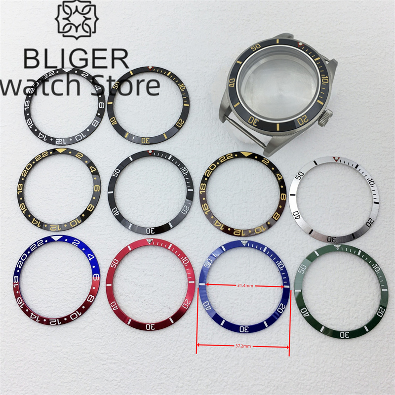 Watch Bezel Insert - แผ่นวงแหวนหน้าปัดนาฬิกา BLIGER ขนาด 37.2 มม. X