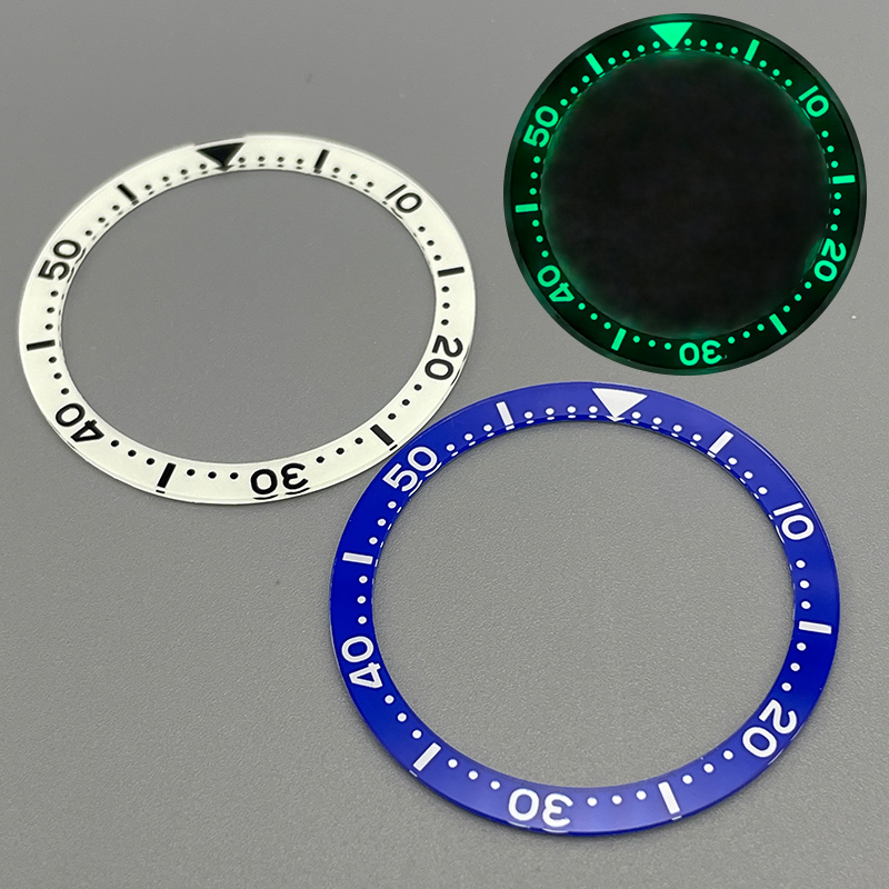 Watch Bezel Insert - ขอบหน้าปัดนาฬิกาอะคริลิกเรืองแสงแบบแบนขนาด 38 มม. ขนาด 38*31.5 มม.