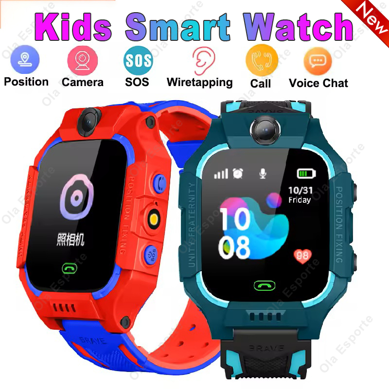 สมาร์ทวอทช์เด็ก 2G ใส่ซิมการ์ด - Smartwatch Watches Birthday Gift For Girls บทวิจารณ์และราคา