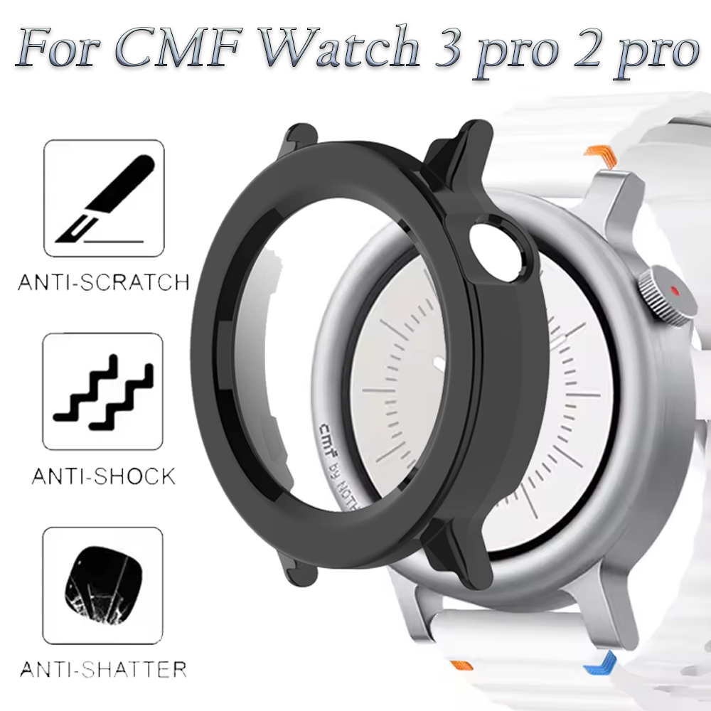 เคส HD PC+กระจกกันรอยสำหรับ No - Smartwatch Nothing Watches บทวิจารณ์และราคา