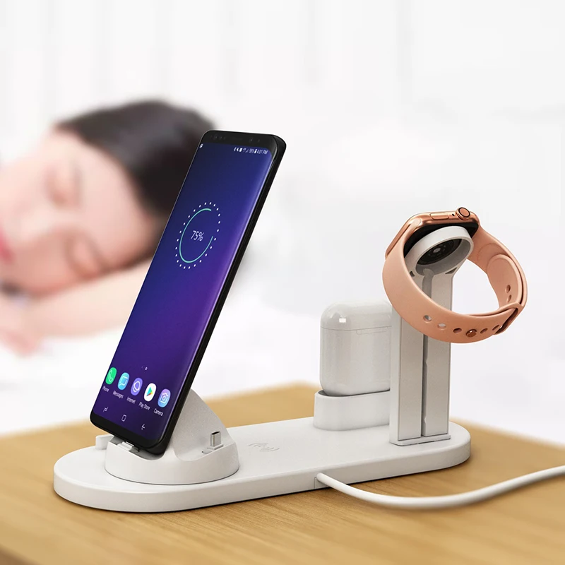 แท่นชาร์จไร้สาย 3 in 1 สำหรับ  - Watch Watch Xs บทวิจารณ์และราคา