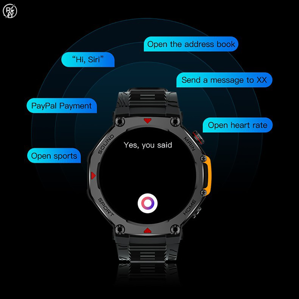 MA31 5ATM นาฬิกาสมาร์ทวอทช์กัน - Smartwatch Rugged Watches For Men บทวิจารณ์และราคา