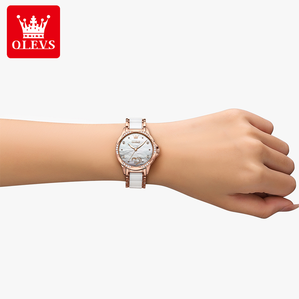 นาฬิกาข้อมือผู้หญิง OLEVS 6631 - Watch Bezel Insert บทวิจารณ์และราคา