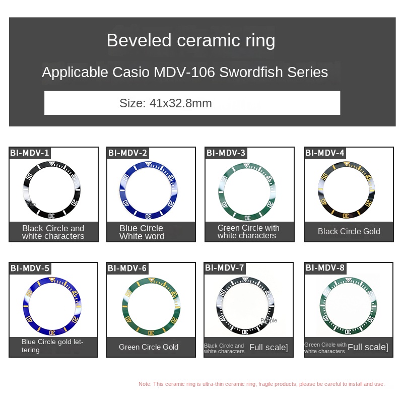 สําหรับ CASIO MDV-106 Sloped เ - Watch Bezel Insert บทวิจารณ์และราคา