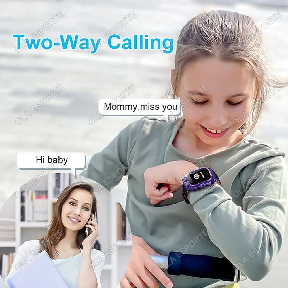 นาฬิกาอัจฉริยะสำหรับเด็ก 2G โท - Smartwatch Watches Birthday Gift For Girls บทวิจารณ์และราคา