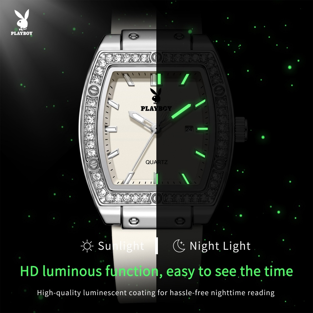 PLAYBOY 3146 นาฬิกาผู้หญิงที่ส - Watch Bezel Insert บทวิจารณ์และราคา