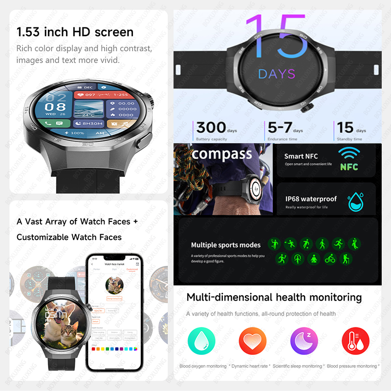 2025 ใหม่นาฬิกา 5 MAXสมาร์ทนาฬ - Smartwatch Watches For Women With Gps บทวิจารณ์และราคา