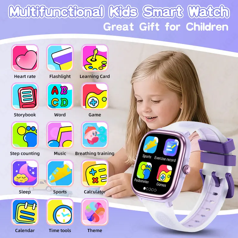 นาฬิกาอัจฉริยะ LIGE สำหรับเด็ก - Smartwatch Watches Birthday Gift For Girls บทวิจารณ์และราคา